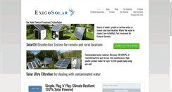 Desktop Screenshot of exigosolar.com