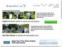 Tablet Screenshot of exigosolar.com